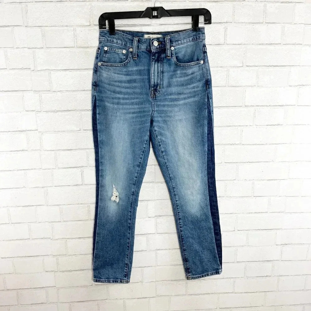 Madewell High Rise Slim Cropped Boy Jean Women's Waist Size 24